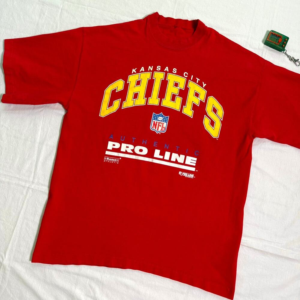 Vintage 90's Kansas City Chiefs Heavyweight T-Shirt - L